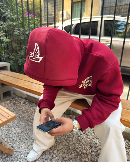 Burgundy Wine Hoodie