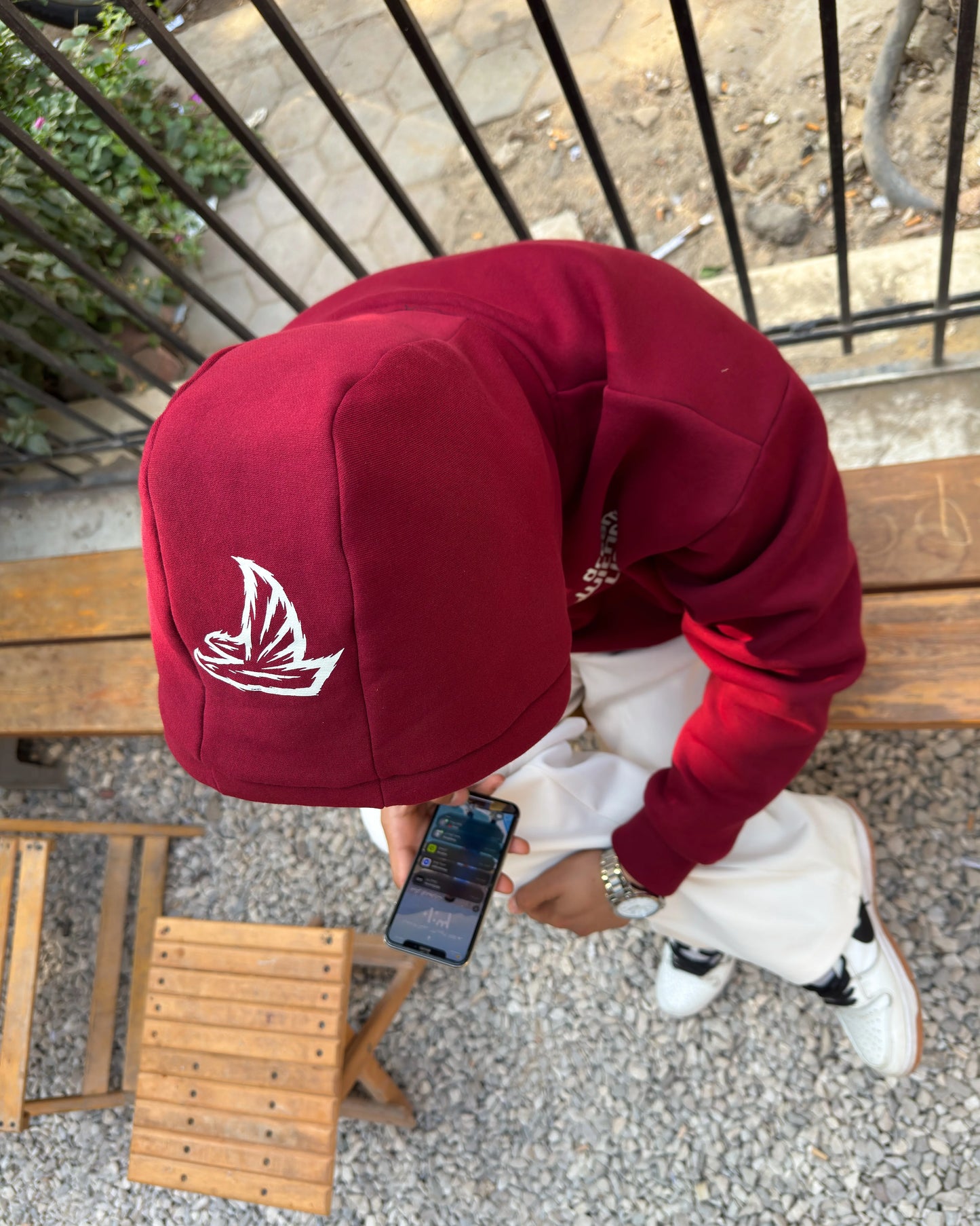 Burgundy Wine Hoodie